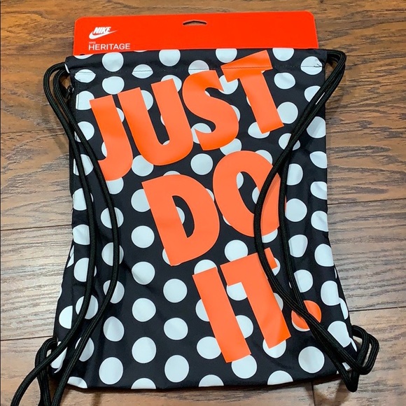 Nike JDI Heritage Sports Bag Gymsack Black - Picture 5 of 16